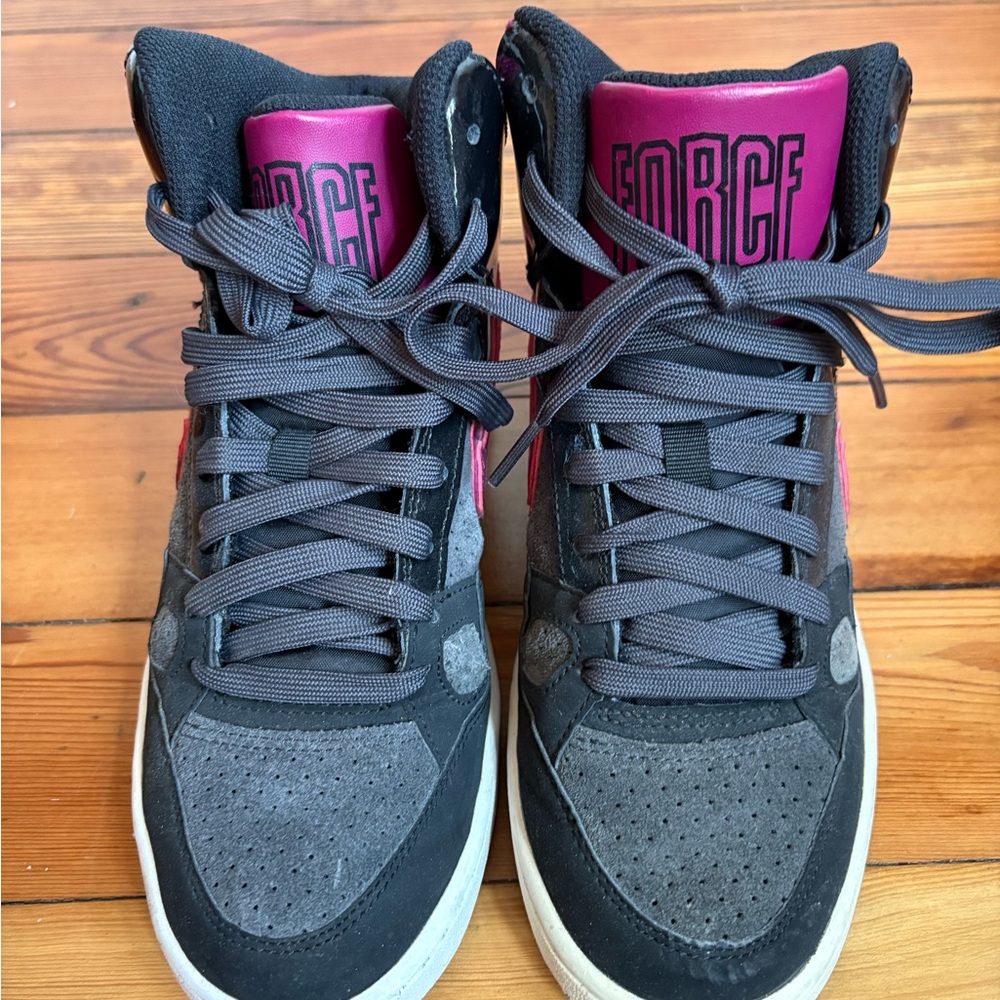 Nike Son Of Force Gray Black And Purple Womens Size 6 Sneakers 616303-005 Shoes